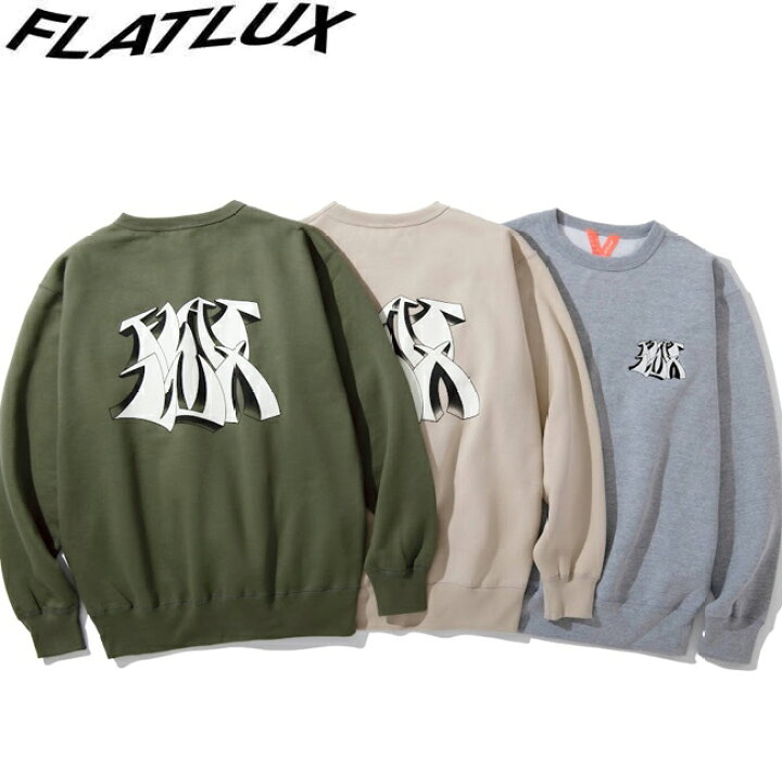 楽天市場】トレーナー FLATLUX フラットラックス Activist Crewneck 