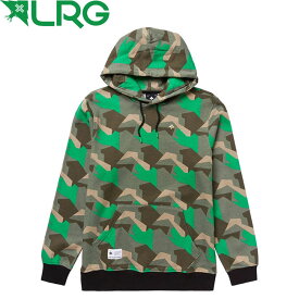 エルアールジー LRG スウェットLIFTED GEO POH GREEN パーカー