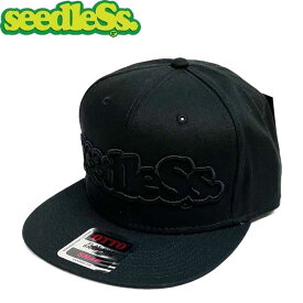 シードレス seedleSs キャップ SD OTTO SNAPBACK CAP Black/Blackスナップバックキャップ 帽子 メンズ レディース