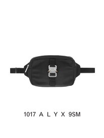 【1017 ALYX 9SM / アリクス】 【24SS】ローラーコースターバックル ベルト バッグ / BELT BAG - X / ブラック×シルバー