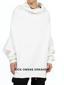 【RICK OWENS DRKSHDW / リックオウエンス ダークシャドウ】 【RICK OWENS / リック オウエンス】 【24SS】シュラウド スウェット / SHROUD SWEAT / ミルク