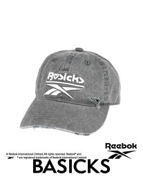 【BASICKS / ベイシックス】 【25AW】リーボック コラボ ロゴ キャップ / × REEBOK LOGO CAP / ブラック