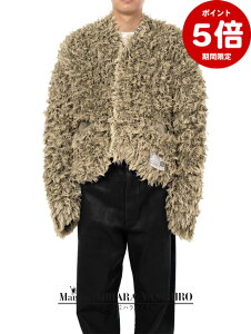 ԌP5{yMaison MIHARA YASUHIRO / ] ~nXqz y25AWzu[` VM[ jbg J[fBK / BLEACHED SHAGGY KNIT CD / J[L