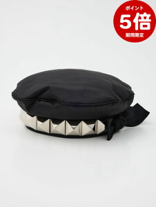 ���Ԍ���P5�{�yVAQUERA × MOUSSY / ���@�P�� × �}�E�W�[�z �y26SS�z�X�^�b�Y �x���[�X / VQ BERET / �u���b�N