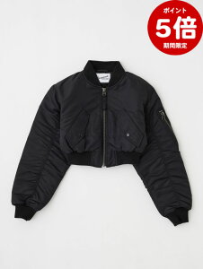 ���Ԍ���P5�{�yVAQUERA × MOUSSY / ���@�P�� × �}�E�W�[�z �y26SS�z�N���b�v�h �A���B�G�[�^�[ �i�C���� �W���P�b�g / VQ AVIATOR JACKET / �u���b�N