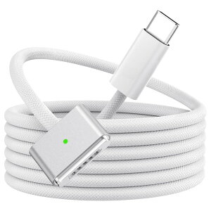 Stouchi USB-C to Mag-Safe 3 ���C�[�d�P�[�u�� 2M�yPD3.1�Ή��E�ő�140W�����[�d�z�����͎��C�z���[�d�R�[�h ���ϋv�ґg�i�C���� �^�C�vC-�}�O�Z�[�t3 �P�[�u�� MacBook Air�i13�C���`/15�C���`�AM2/M3�A2022/