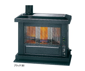 【送料無料】トヨトミ 両面輻射タイプ煙突式石油ストーブ HR-T65N(B)ブラック(高級感のあるブラック塗装です・アンティーク調)★数少ない部屋の中央に設置するように両面輻射タイプにな