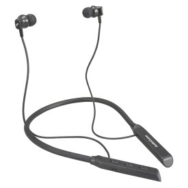 【送料無料】ワイヤレスネックイヤホン（軽量&重低音/Bluetooth/ダイナミック型 口径10mm/連続再生最大10時間/ブラック）HP-W218N(株)オーム電機 03-2499★送料を安くする為に、定形外郵便での発送です。★代引き・後払い決済不可