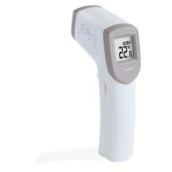 ドリテック 揚げ物にも使える サッとはかれる温度計 ホワイト O-604WT 【送料無料 非接触 温度計 天ぷら …