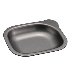 キャプテンスタッグ UG-3315 焼肉たれ皿 メタルブラック