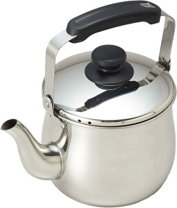 【2160円以上送料無料】 パール金属 エルマース ステンレス製広口ケットル2.5L H-2041 やかん ポット ケトル 給湯 湯沸かし器 ホーロー キッチン用品 シンプル おしゃれ 可愛い 綺麗 カラー コー