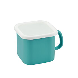 【2160円以上送料無料】パール　HB-5364 プチッと IH対応ホーロー角型クックポット12cm(ブルー)