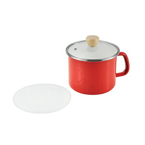 【2160円以上送料無料】 パール金属 HB-5365 クラッソ IH対応ホーロー深型片手クックポット 14cm レッド 鍋 ナベ ホーロー 琺瑯 調理器具 キッチン用品 料理 調理 ガス IH 取り外し可能 一人暮らし