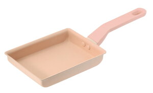 パール金属 ローサ ふっ素加工IH対応玉子焼13×18cm HC-729 【ガス火対応 IH対応 ピンク おしゃれ かわいい 北欧 デザイン シリーズ】