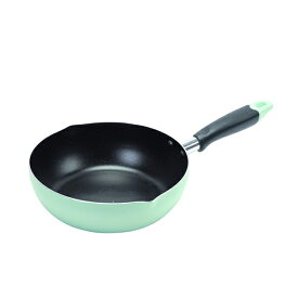 【2160円以上送料無料】パール金属 HC-66 ふっ素加工IH対応目盛付料理フライパン22cm(グリーン)