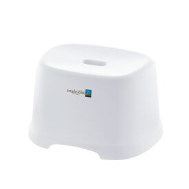 【2160円以上送料無料】リッチェル　シンプルトーン　腰かけ21H W　ホワイト
