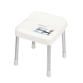 【2160円以上送料無料】スタイルピュア バススツール 30cm（ホワイト） H-4335 椅子 チェア 座る お風呂 バス ツール 足長 滑り止め お風呂場 お風呂屋 水回り 子ども 大人 怪我 足腰の負担軽減 シンプル 白 きれい おじいちゃん おばあちゃん プレゼント 介護 日用品 便利