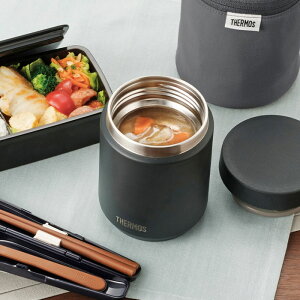 2024秋 サーモス JED-500 BK スープジャー 500ml ブラック 食洗機対応モデル 保温弁当箱