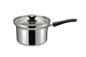 和平 烹味屋 RB-3255 IH対応 片手鍋 18cm ザル付 【ステンレス製 IH対応 ガス火対応 丈夫 煮物 茹で物 お手入れ簡単 新生活】