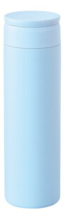 和平 フォルテック RH-1690 スクリュー栓シームレスマグボトル 500ml LB ライトブルー 真空断熱ボトル 保温 保冷 食洗器対応 水筒