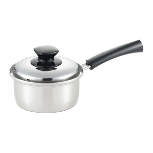 ヨシカワ インテグレード 片手鍋 14cm 1.2L SJ3392 IH対応 ガス火対応 【送料無料 日本製 ステンレス 国産 燕三条 シンプル】