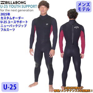 25 SS BILLABONG r{ tX[c EFbgJX^ NEW BACK ZIPPER j[obNWbv U-25 EGbgX[c I[_[ tėp T[tB Yf 2025N i BF018-308 {Ki