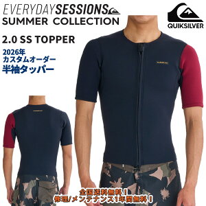 26 QUIKSILVER �N�C�b�N�V���o�[ �E�G�b�g�X�[�c �����^�b�p�[ EVERY DAY SESSIONS SUMMER COLLECTION �J�X�^���I�[�_�[ �E�F�b�g�X�[�c �t�ėp �����Y���f�� 2026�N 2.0 SS TOPPER �i�� QWT261756 ���{���K�i