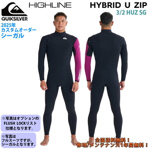 25 QUIKSILVER NCbNVo[ EGbgX[c V[K HYBRID U ZIP JX^I[_[ EFbgX[c 3×2mm tėp Yf 2025N 3/2 HUZ SG i QWT251722 {Ki