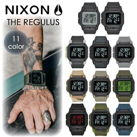 NIXON ニクソン 腕時計 メンズ レディース THE REGULUS レグルス ミリタリーウォッチ 耐衝撃 超耐水 軽量 デジタル オンライン正規取扱店 日本正規品