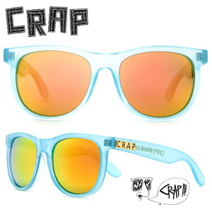 CRAP EYEWEAR Nbv ACEFA TOX k[fB[}O #A28RO THE NUDiE MAG #141A28RO t[/Gloss Semitranslucent Sky Blue OXZ~gX[ZgXJCu[×Y/Reflective Orange {