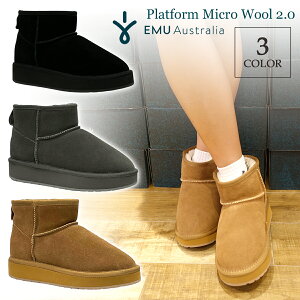 EMU Australia G~[ [g u[c JEXG[h mE[ V[Y C {A ۉ v r Platform Micro Wool 2.0 i W13252 {Ki
