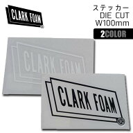 CLARK FOAM　クラークフォーム ステッカー DIE CUT W100mm STICKER シール カッティングシート 防水ステ…