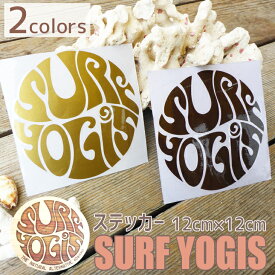 SURF YOGIS サーフヨギ サンクリーン シール ロゴステッカー 12cm サーフィン ドリフター サーフショップアンドカフェ sticker DRIFTER surf shop & cafe