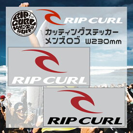 RIPCURL リップカール ステッカー メンズロゴステッカー カッティング ダイカット サーフィン シール W230mm 品番 C01-003 日本正規品