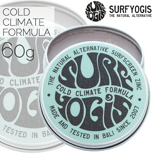 SURF YOGIS T[tM i`T[tXN[ COLD CLIMATE FORMULA tH[~ ~p _炩 Ă~ 100I[KjbNf 60g SPF50 mP~J UVveNg/TPA EH[^[v