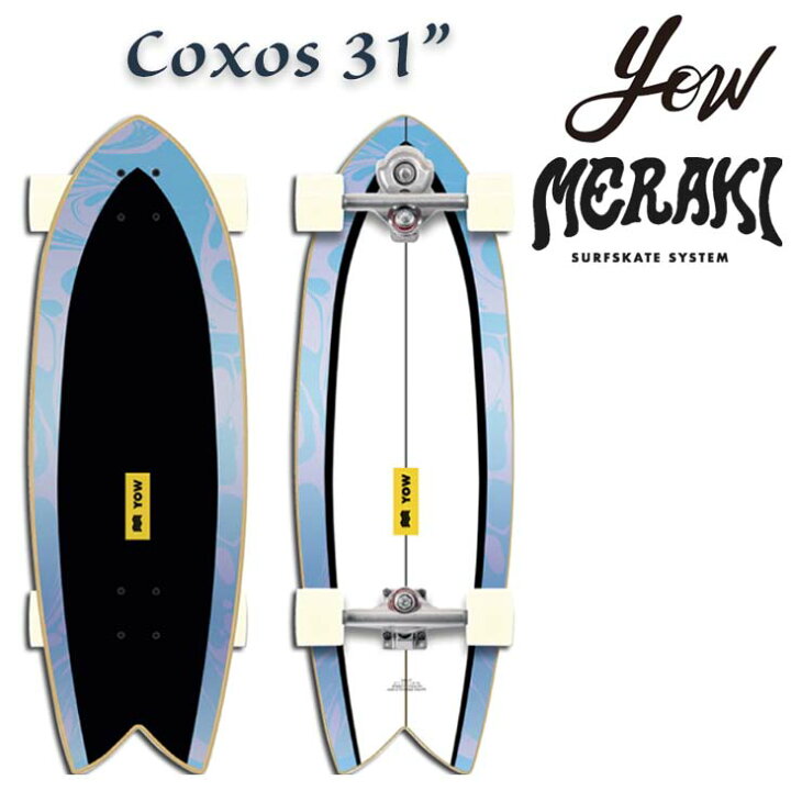 楽天市場】YOW SURF SKATE ヤウ スケートボード Coxos 31” サーフ 
