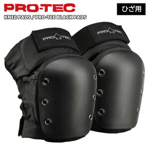 y11/20`11/26Gg[P10{zPRO-TEC vebN veN^[ KNEE PADS BLACK PADS j[ pbh ubN Ђ G XP[g {[h XP{[ ی lp {Ki