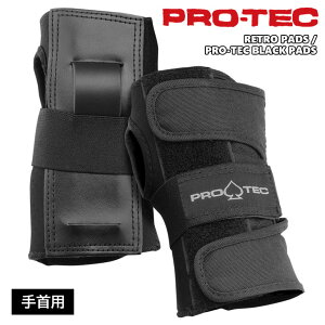 PRO-TEC vebN veN^[ RETRO PADS BLACK PADS Xg K[h pbh ubN  ̂Ђ XP[g {[h XP{[ ی lp LbYp qp YOUTH {Ki