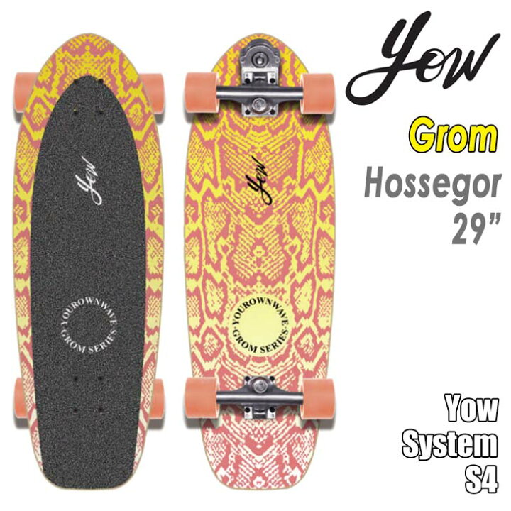楽天市場】YOW SURF SKATE ヤウ スケートボード Grom Hossegor 29 