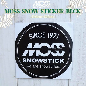 22/23 スノー MOSS SNOWSTICK モススノースティック ステッカー MOSS SNOW STICKER シール ワンサイズ スノー スノボ スキー 2022年/2023年 日本正規品