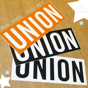 UNION jI XebJ[ Box Logo Sticker V[ Xm[{[h Xm{ rfBO oCfBO {bNXS T[t{[h AEghA XL[  O jZbNX {Ki