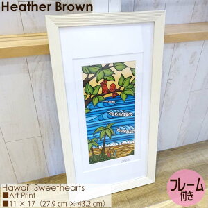 y10/4`10/8Gg[P10{zHeather Brown Art Japan wU[uE Hawaii Sweethearts Art Print MATTED PRINTS }bgvg A[gvg t[t _u}bgdグ zZbg G nC 