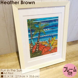 Heather Brown Art Japan wU[uE Fun in the Sun Art Print MATTED PRINTS }bgvg A[gvg t[t _u}bgdグ zZbg G nC fB[X Ki