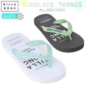 25SS BILLABONG �r���{�� �r�[�`�T���_�� SUNBLOCK THONGS �r�[�T�� �L�b�Y�p �V���v�� �T�[�t�B�� �}�����X�|�[�c �q���p �j�̎q �{�[�C�Y 2026�N�t�� �i�� BG015905 BG015-905 ���{���K�i