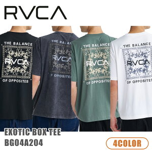 �y�T������I�G���g���[�ōŋ��z�����i�|�C���g2�{�z26 RVCA ���[�J T�V���c EXOTIC BOX TEE ���� �g�b�v�X ����T�V���c �N���[�l�b�N �����Y 2026�N�� �i�� BG04A204 ���{���K�i