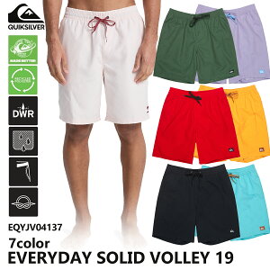 26 SS QUIKSILVER �N�C�b�N�V���o�[ �{�[�h�V���[�c EVERYDAY SOLID VOLLEY 19 ���� �{�g���X ���S �T�[�t�B�� �C�p�� �Z�p�� �����Y 2026�N�t�� �i�� EQYJV04137 ���{���K�i