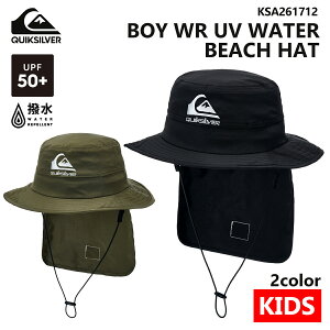 2026N2{`3{o \񏤕i 26 SS QUIKSILVER NCbNVo[ LbY T[tnbg BOY WR UV WATER BEACH HAT UPF50+ Xq nbg H T[tB }X|[c qǂp {[CY 2026N