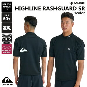 2026N2{`3{o \񏤕i 26 SS QUIKSILVER NCbNVo[ bVK[h HIGHLINE RASHGUARD SR   gbvX S T[tB Y 2026Nt i QLY261005 {Ki