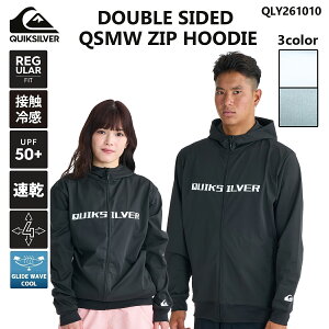 2025N12{`2026N1{o \񏤕i 26 SS QUIKSILVER NCbNVo[ bVK[h DOUBLE SIDED QSMW ZIP HOODIE  Wbv t[fB t[h  gbvX S T[tB Y jZb