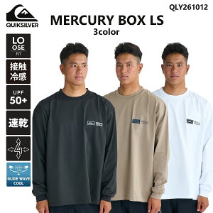y11/14`11/16Gg[P10{z2025N12{`2026N1{o \񏤕i 26 SS QUIKSILVER NCbNVo[ bVK[h MERCURY BOX LS   gbvX S T[tB Y 2026Nt 